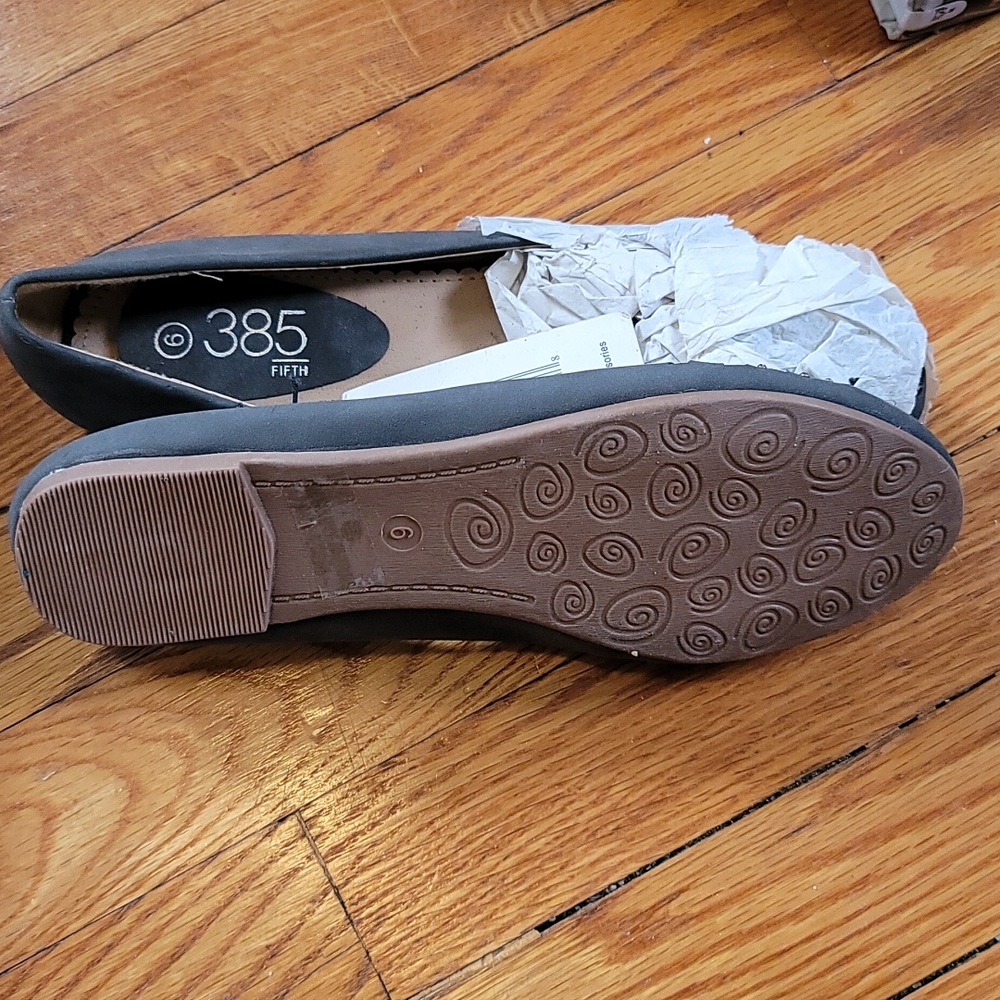 Grey Rhinestone Flats - Picture 5 of 5
